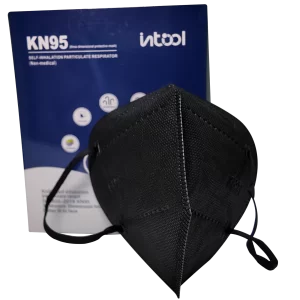 MASCARILLA KN95 NEGRA IMP. INTOOL                        (FACTURAR POR UNIDAD) PRECIO POR CAJA