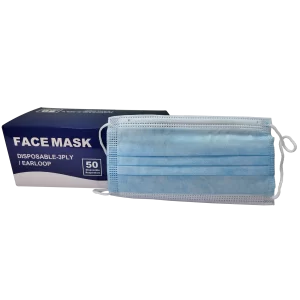 MASCARILLA QUIRUR. CELESTE INTOOL (CAJA 50 UND) (FACTURAR POR UNIDAD)