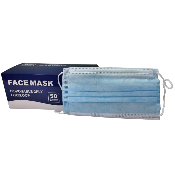 MASCARILLA QUIRUR. CELESTE INTOOL (CAJA 50 UND) (FACTURAR POR UNIDAD)