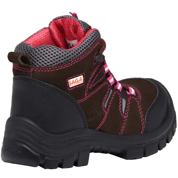 4059W BOTIN DE SEGURIDAD, TIPO SUPERVISOR DAMA, CUERO NOBUCK CAFÉ - Imagen 2