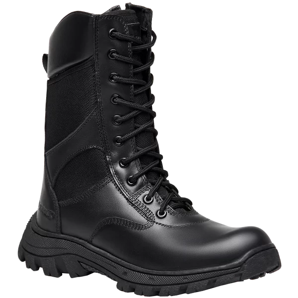 8066T BOTA MILITAR EN PIEL Y LONA REFORZADA