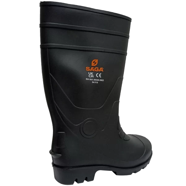 9020 Bota de Caucho PVC Negra - Imagen 2