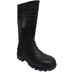 9020 Bota de Caucho PVC Negra