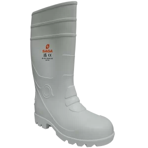 9030 Bota de Caucho PVC Blanca