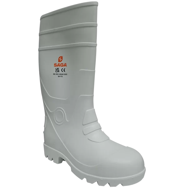 9030 Bota de Caucho PVC Blanca