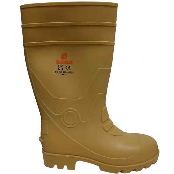 9040 Bota de Caucho PVC Beige - Imagen 3