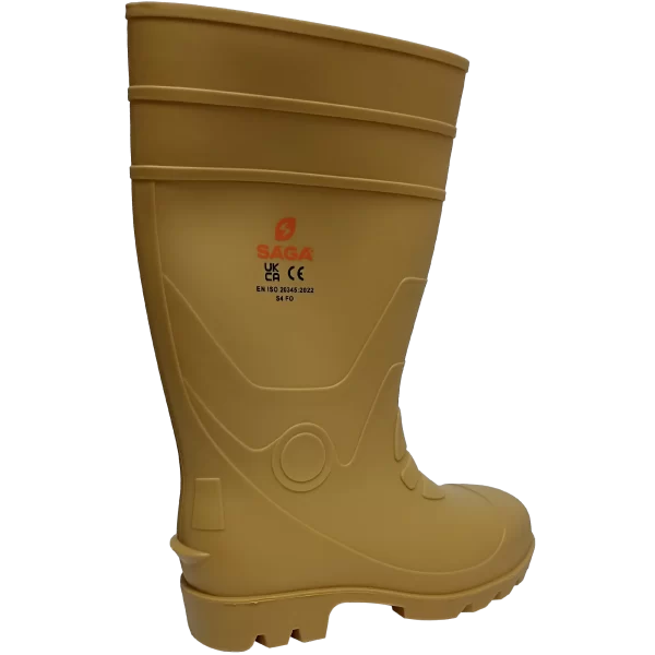 9040 Bota de Caucho PVC Beige - Imagen 2
