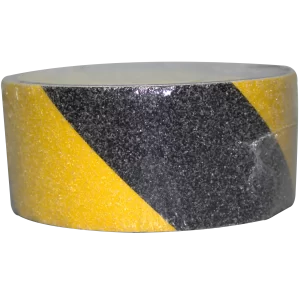 CINTA ANTIDESLIZANTE AMARILLO C/NEGRO 5 MTS
