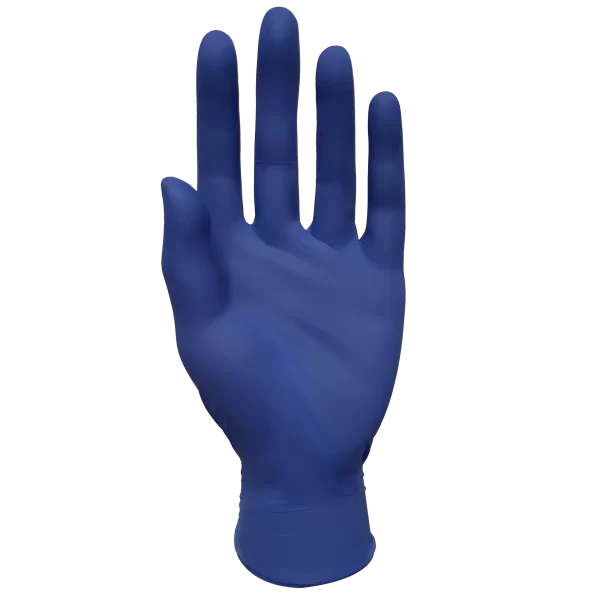 GUANTE DE NITRILO AZUL INTOOL - Imagen 2