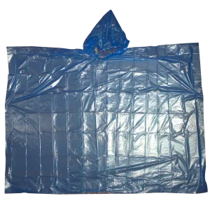 IMPERMEABLE TIPO PONCHO DE EMERGENCIA