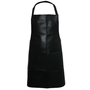 DELANTAL DE VINIL NEGRO
