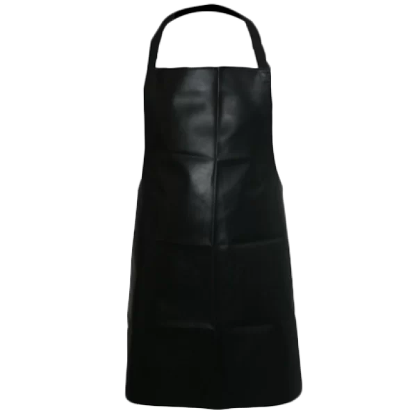DELANTAL DE VINIL NEGRO