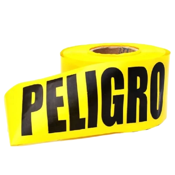 CINTA AMARILLA PELIGRO NO PASE 4" X300 MTS