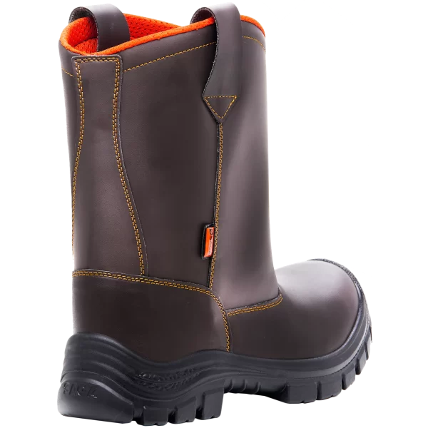 3043 Bota Media Caña Piel Vaqueta - Imagen 2