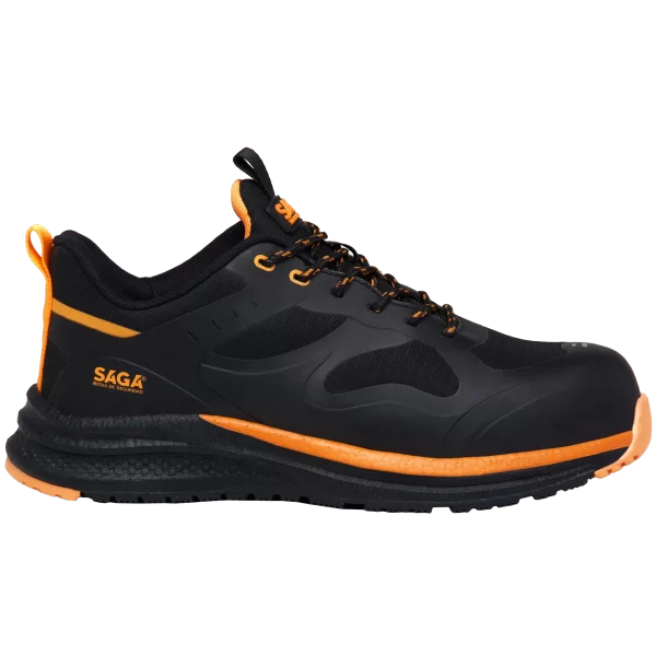 7002 CALZADO DEPORTIVO NEGRO/NARANJA - Imagen 3