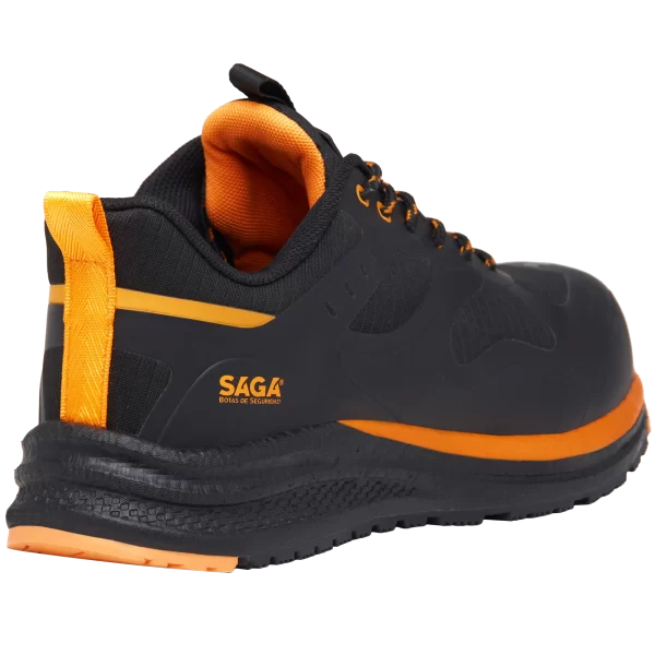 7002 CALZADO DEPORTIVO NEGRO/NARANJA - Imagen 2