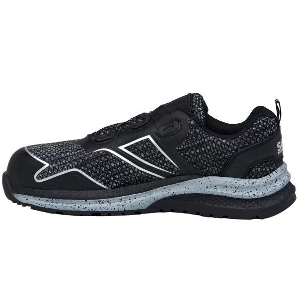 7003 CALZADO DEPORTIVO NEGRO/GRIS MODELO 2 - Imagen 4
