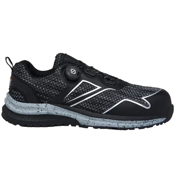 7003 CALZADO DEPORTIVO NEGRO/GRIS MODELO 2 - Imagen 3