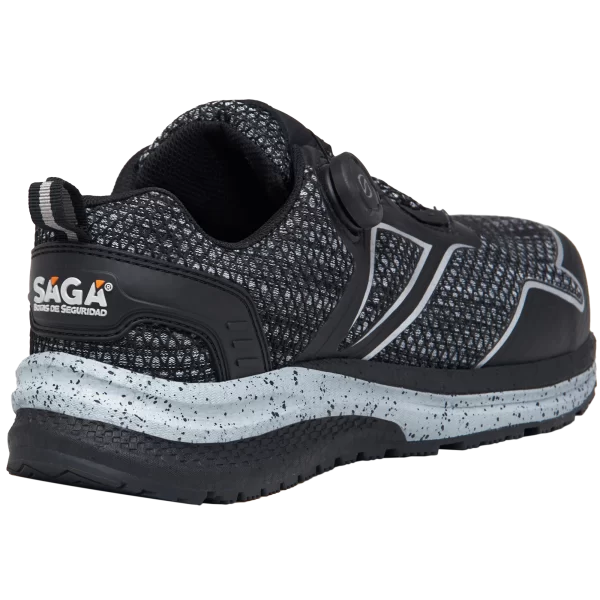 7003 CALZADO DEPORTIVO NEGRO/GRIS MODELO 2 - Imagen 2