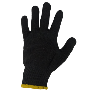 GUANTE CAROLINA NEGRO CON PUNTOS PVC