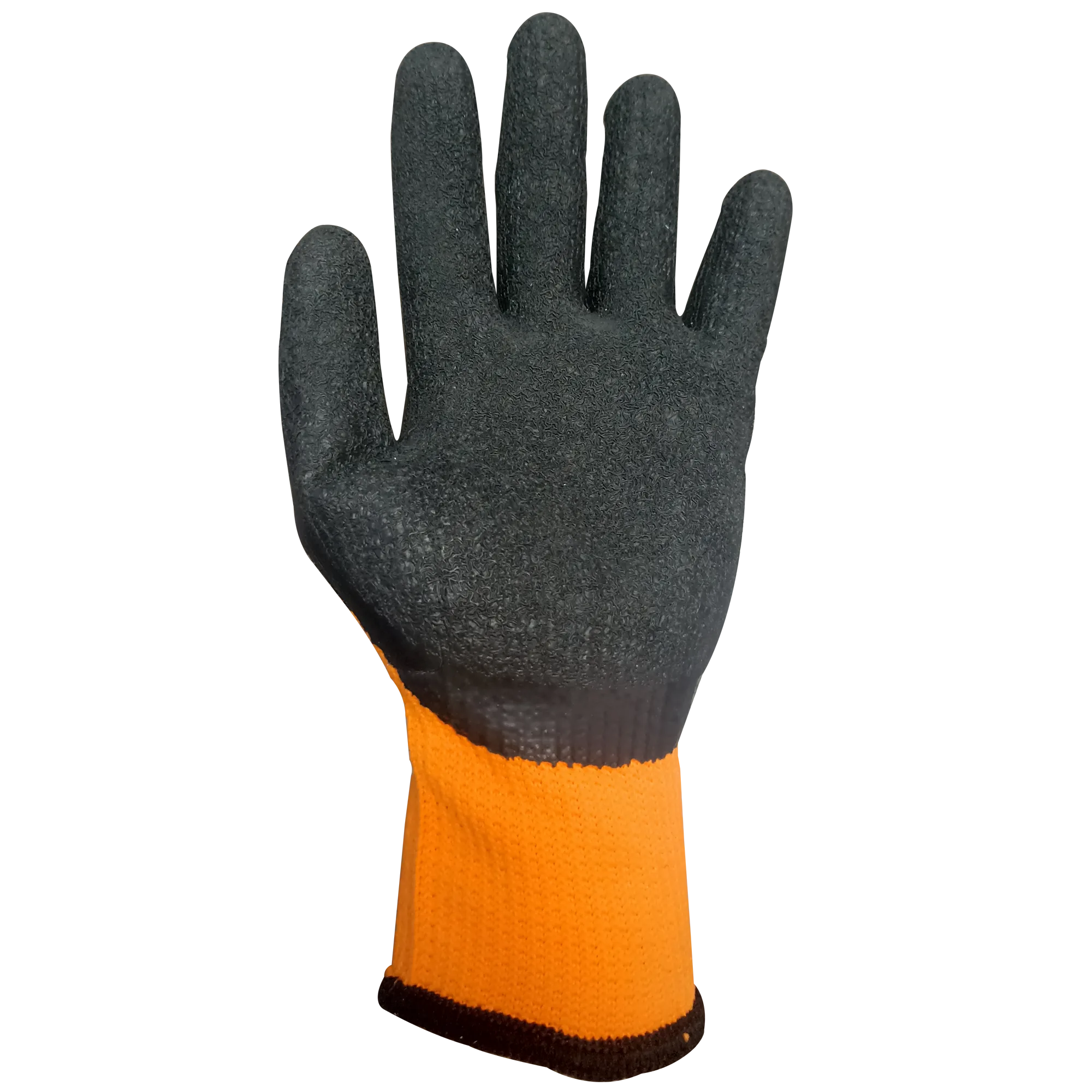 GUANTES ANTICORTE ANARANJADO CON RECUBRIMIENTO EN NITRILO NEGRO - Imagen 2