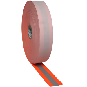 CINTA REFLECTIVA IGNÍFUGA 2" ANARANJADA