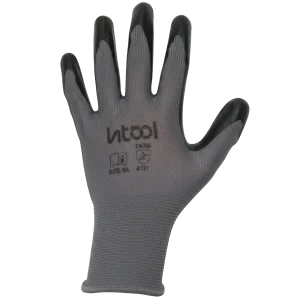 GUANTE CON RECUBRIMIENTO EN NITRILO NEGRO