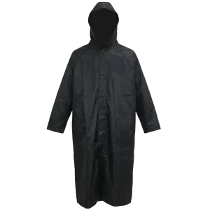 IMPERMEABLE TIPO GABÁN NEGRO